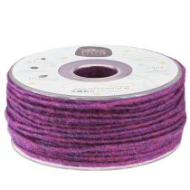 Produkt Sznurek wełniany fioletowy 3mm 100m