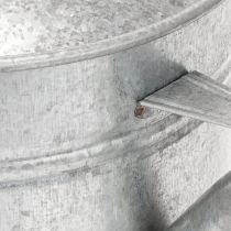 Produkt Stara cynkowa konewka, 27 cm - doniczka do ogrodu i na patio, metalowa