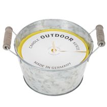 Produkt Świeca ogrodowa Citronella w wiaderku: nastrojowe oświetlenie i środek odstraszający owady, 15 cm