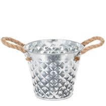 Produkt Garnek cynkowy z uchwytami linowymi Ø14,5cm H13cm