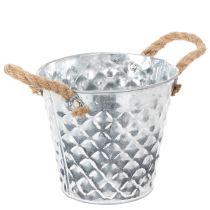 Produkt Garnek cynkowy z uchwytami linowymi Ø14,5cm H13cm