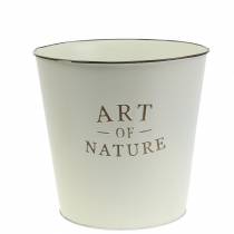 Produkt Doniczka Cynk Art of Nature Krem Ø17,5cm W15cm