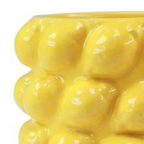 Produkt Doniczka ceramiczna donica cytrynowo-żółta Ø18cm W13cm
