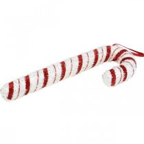 Produkt Deco Candy Cane Christmas Red White Striped H34cm