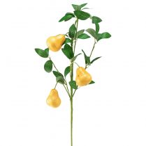 Produkt Sztuczna gałązka dekoracyjna gałązka gruszy żółta dekoracja gałązki 75cm