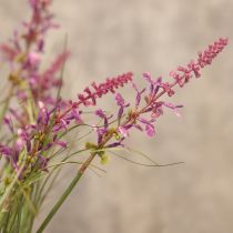 Produkt Dekoracyjna zieleń z delikatnymi kwiatami do stylowej aranżacji pokoju 67cm