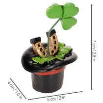 Produkt Talizman na szczęście koniczyna i chrząszcz w cylindrze, 7 cm, 3 sztuki