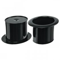 Produkt Cylinder dekoracyjny, dekoracja sylwestrowa, czapka do sadzenia, donica Nowy Rok Czarny W5cm Dł.12cm 20 szt.
