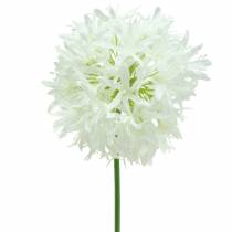 Allium ozdobne sztuczne białe Ø12cm H62cm