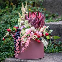 Produkt Sztuczny karczoch duży sztuczny kwiat suchy wygląd fioletowy 76cm