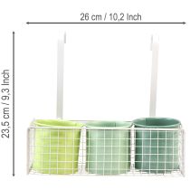 Produkt Doniczka wisząca, dekoracja balkonu, kuchni, dł. 26 cm
