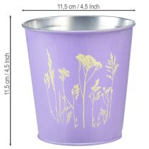 Produkt Doniczka metalowa, fioletowa, Ø11,5 cm, wys.11,5 cm