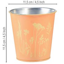 Produkt Doniczka metalowa, brzoskwiniowo-żółta, Ø11,5cm, wys.11,5cm