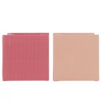 Produkt Sadzarka do kwiatów Torebka na kwiaty różowy łosoś 12cmx12cm 6 szt