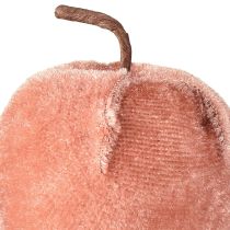 Produkt Tkanina dekoracyjna jabłka jabłko aksamit brązowo żółty Ø5cm wys.6cm 12 szt.