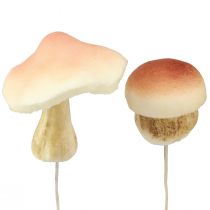 Produkt Grzyby dekoracyjne do naklejania Grzyby dekoracyjne brązowe jesienne 3,5/5,5cm 16 sztuk