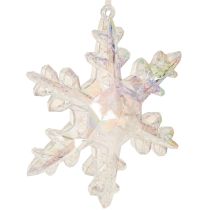 Produkt Dekoracyjne płatki śniegu, dekoracja zimowa, tęczowe, Ø14–15 cm, 2 sztuki