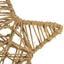 Produkt Gwiazda dekoracyjna do zawieszenia z naturalnej juty 28cm 4 szt