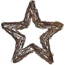Produkt Gwiazdki dekoracyjne do zawieszenia dekoracji ściennej wierzba natura 40cm 2szt