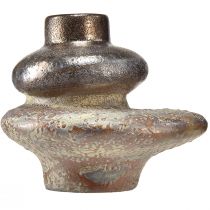 Produkt Wazon dekoracyjny ceramiczny wazon dekoracyjny o metalicznym wyglądzie 19×18×16 cm