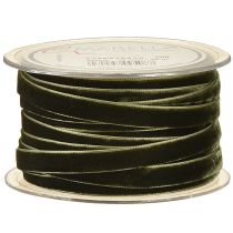Produkt Wstążka aksamitna zielona wstążka prezentowa aksamit ciemnozielony 10mm 20m