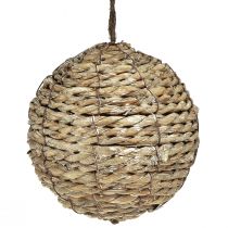 Produkt Kulki dekoracyjne do zawieszania kulek słomkowoszare Ø15cm 3szt