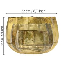 Produkt Miska dekoracyjna mosiężna metalowa Ø22/18/14cm zestaw 3 szt.