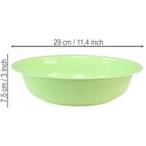Produkt Dekoracyjna metalowa miska, zielona, metalowa miska z imitacją emalii, Ø29cm