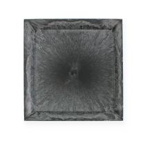 Talerz plastikowy 20cm x 20cm kwadratowy antracyt 6szt.