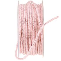 Produkt Nić knotowa Glamour Pink/Silver z drutem 33m