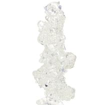 Produkt Ozdoby choinkowe w kształcie sopli z brokatem, dekoracja zimowa, 17,5 cm, 4 sztuki