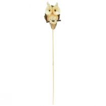 Produkt Ozdobne korki kwiatowe sowa jesienna dekoracja naturalna Ø4cm W8cm 4szt