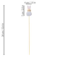 Produkt Puszyste figurki zajączków wielkanocnych na radosne święta wielkanocne, dekoracja pokoju, 34 cm, 12 sztuk