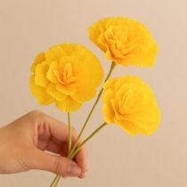 Produkt Papier florystyczny krepowy żółty 50x250cm