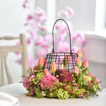 Produkt Latarnia ogrodowa z uchwytem szkło czarne Ø17cm H15cm