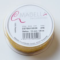 Produkt Wstążka prezentowa w groszki, idealne wykończenie opakowań i pudełek prezentowych, szerokość 1,5 cm, długość 20 m