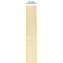 Produkt Wstążka prezentowa w groszki, idealne wykończenie opakowań i pudełek prezentowych, szerokość 1,5 cm, długość 20 m