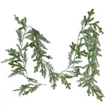 Produkt Realistyczna girlanda jodłowa o długości 180 cm - idealna do świątecznej dekoracji wnętrz, świeża zieleń, idealna na Boże Narodzenie i święta
