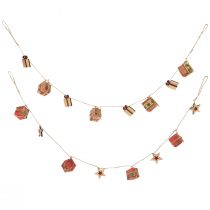 Produkt Girlanda Świąteczna Prezenty i Gwiazdki Czerwona Naturalna Zielona 100cm 2szt