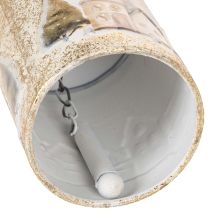 Produkt Dzwonek z motywem zimowej wioski do zawieszenia, 20cm