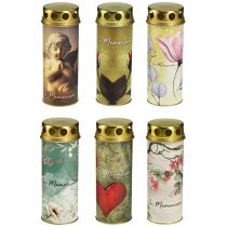 Produkt Znicze z motywem dekoracji żałobnej Ø6cm W17cm 6szt