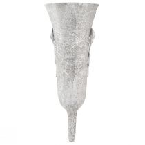 Produkt Wazon nagrobkowy Szary Wazon ze szpikulcem Motyw kalii W32,5cm