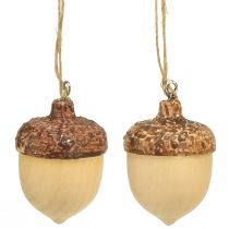 Produkt Żołądź do dekoracji wiszącej jesień naturalny/brązowy 5,3x3,5cm 12 sztuk