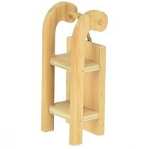 Produkt Drewniane sanie miniaturowe, czerwono-naturalne, 4x8,5 cm, zestaw 6 szt. - dekoracja świąteczna
