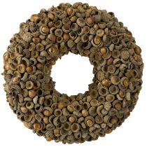 Produkt Jesienny wianek dekoracyjny z żołędzi naturalny wianek Ø30cm