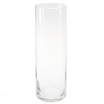 Produkt Wysoki wazon szklany Stożkowy wazon szklany o średnicy 30 cm Ø10,5 cm