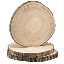 Produkt Krążki drewniane Krążek drzewny Paulownia naturalny Ø26-28cm 3 szt