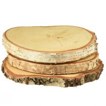 Produkt Tarcze drewniane drewno brzozowe z krążkami kory drzewnej Ø20-22cm 3 sztuki