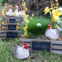 Produkt Ceramiczny dekoracyjny kurczak zabawna dekoracja wielkanocna figura 16×12×12cm