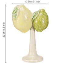 Produkt Ceramiczna dekoracja wazon cytrynowy dekoracja stołu śródziemnomorskiego wys. 22cm